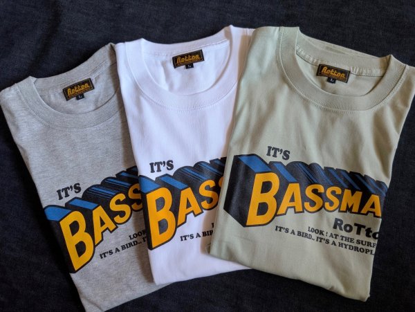画像1: ロットン釣具店　2025 ” IT'S BASSMAN ” Tシャツ　** イエローパワー**  (1)