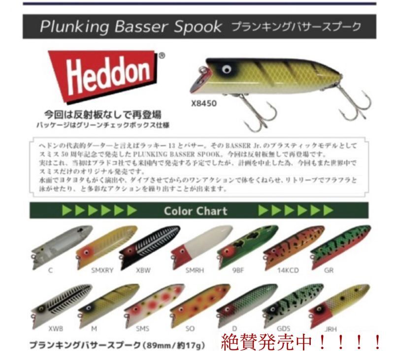 HEDDON『PLUNKING BASSER SPOOK』 - Rotton